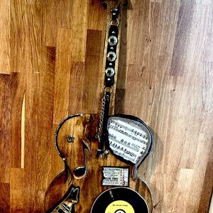 Unique Wooden Guitar Wall Art